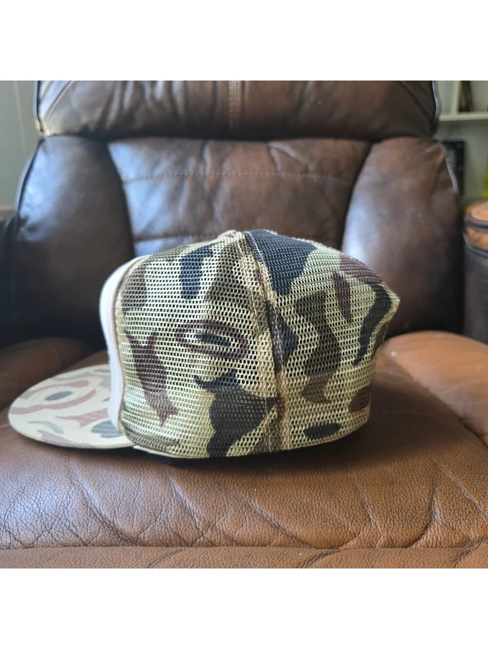 Vintage Duck Camo GCR Cotton Truck Tires Snapback Hat Waco Texas Mesh